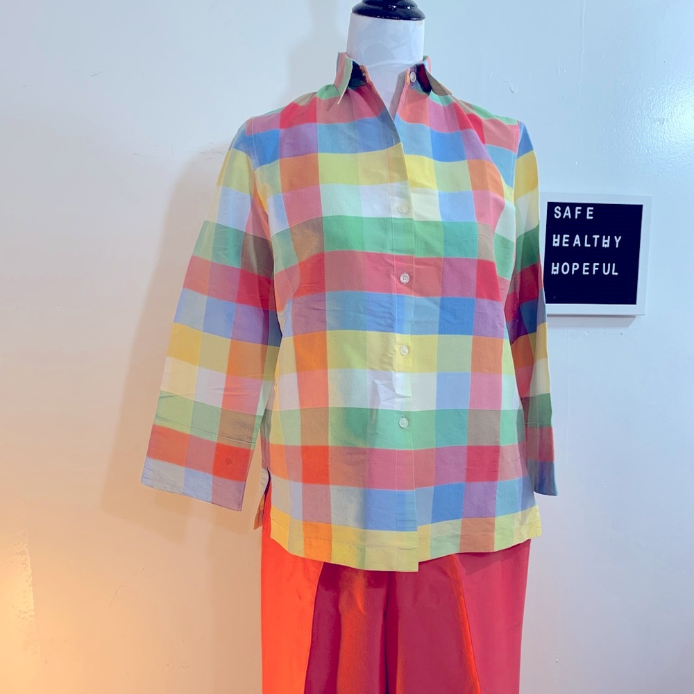 Jones New York Country Silk Shirt